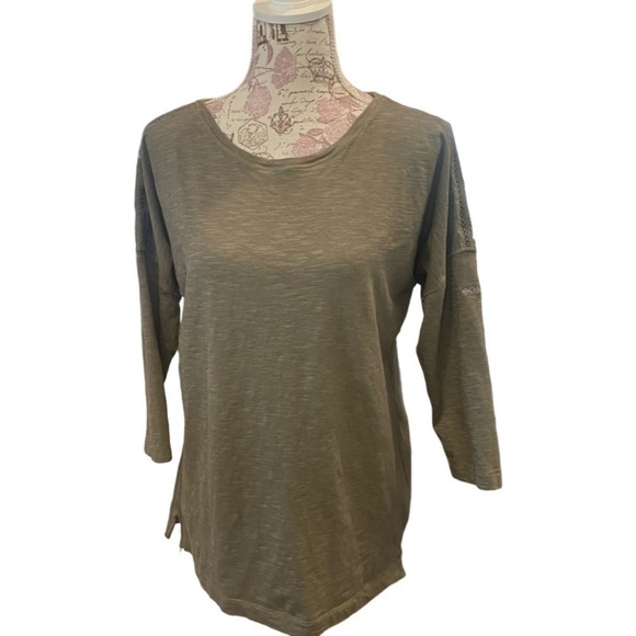 Columbia Sportswear Women’s Pullover 3/4 Length Sleeves Crewneck Olive Size M - Picture 1 of 9